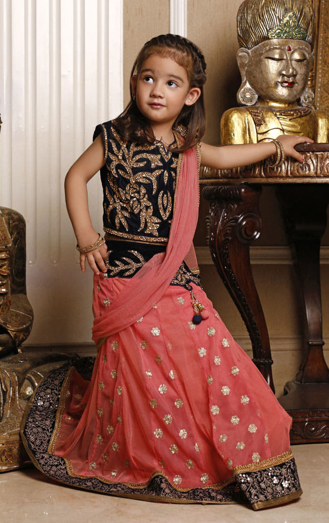 SANA'S red embroidered saree Pakistan occasion wear