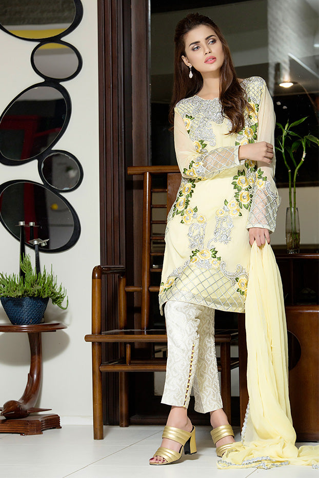 Ethnic 3pc Suit | EC17 | S702 - SANA'S