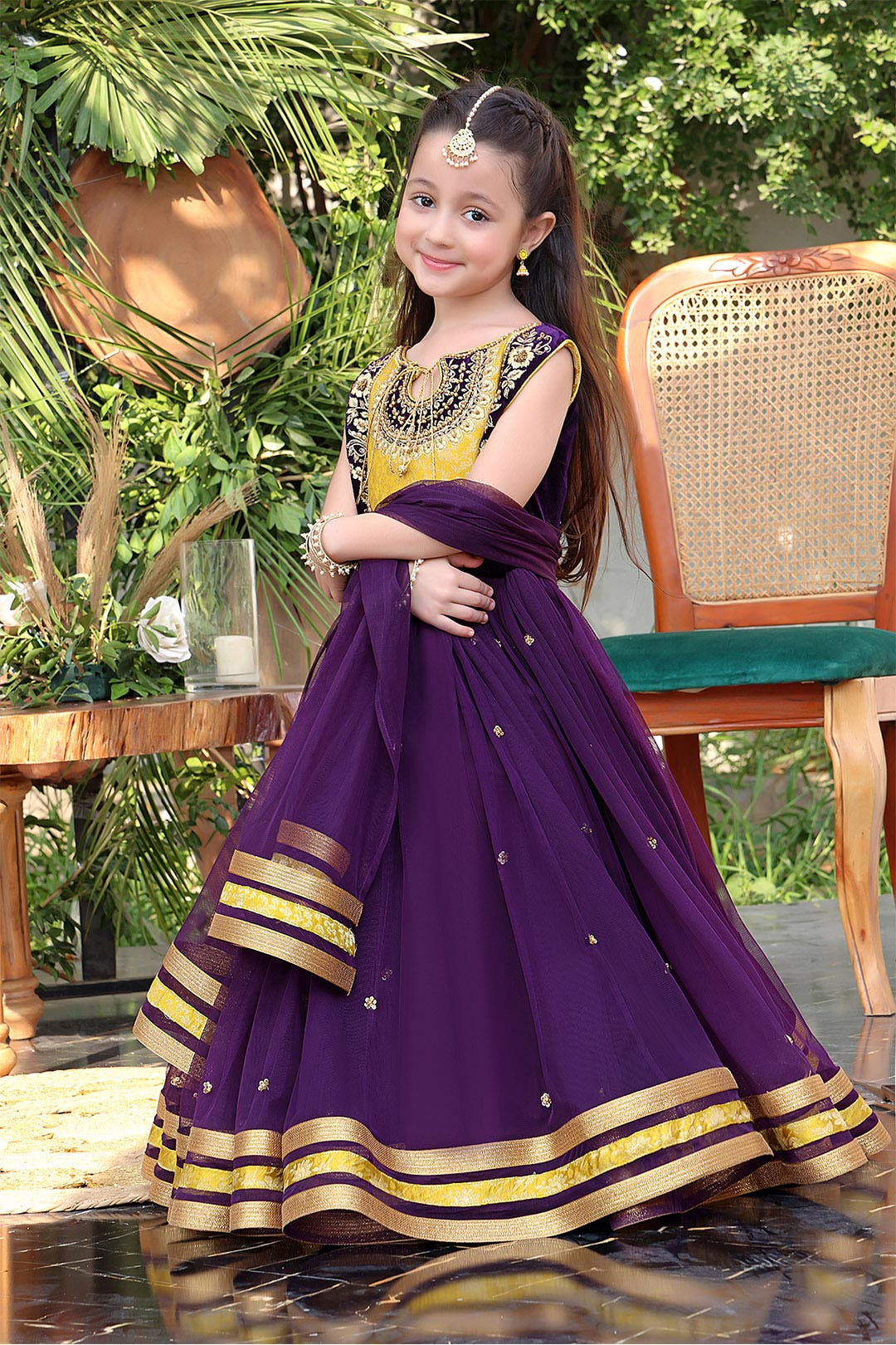 SANA'S red embroidered velvet maxi dress Pakistan occasion wear