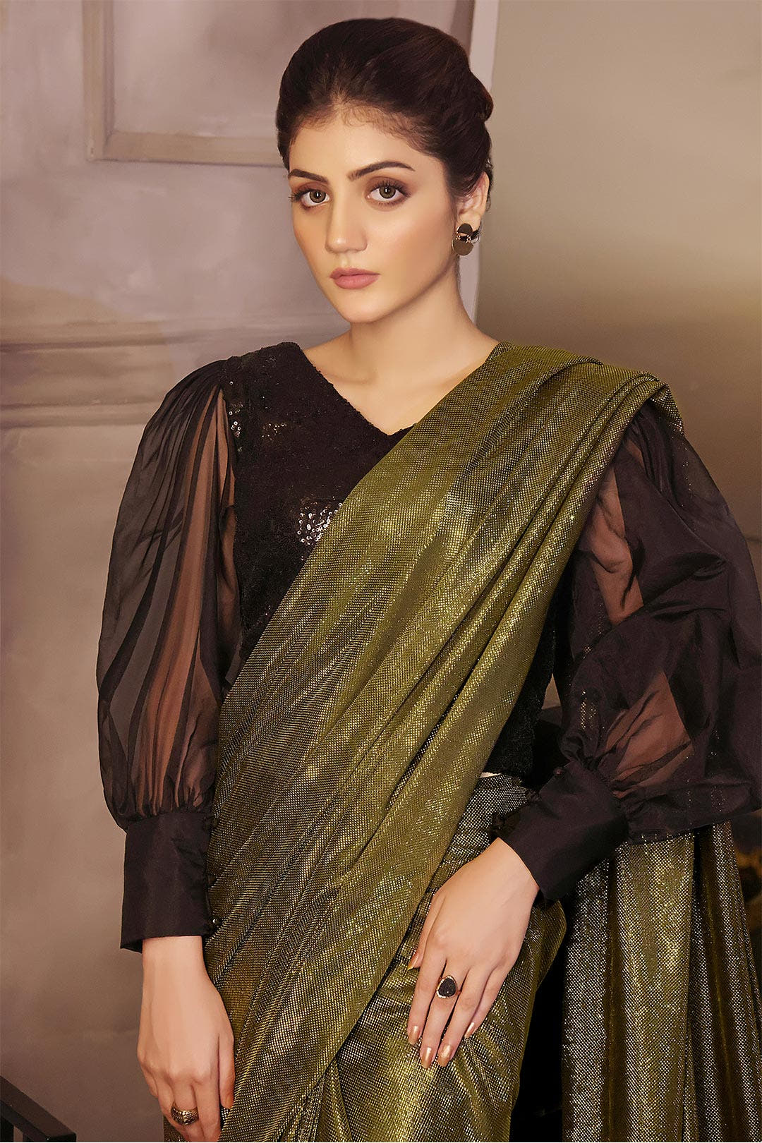 SANA'S moonlight saree Pakistan occasion wear