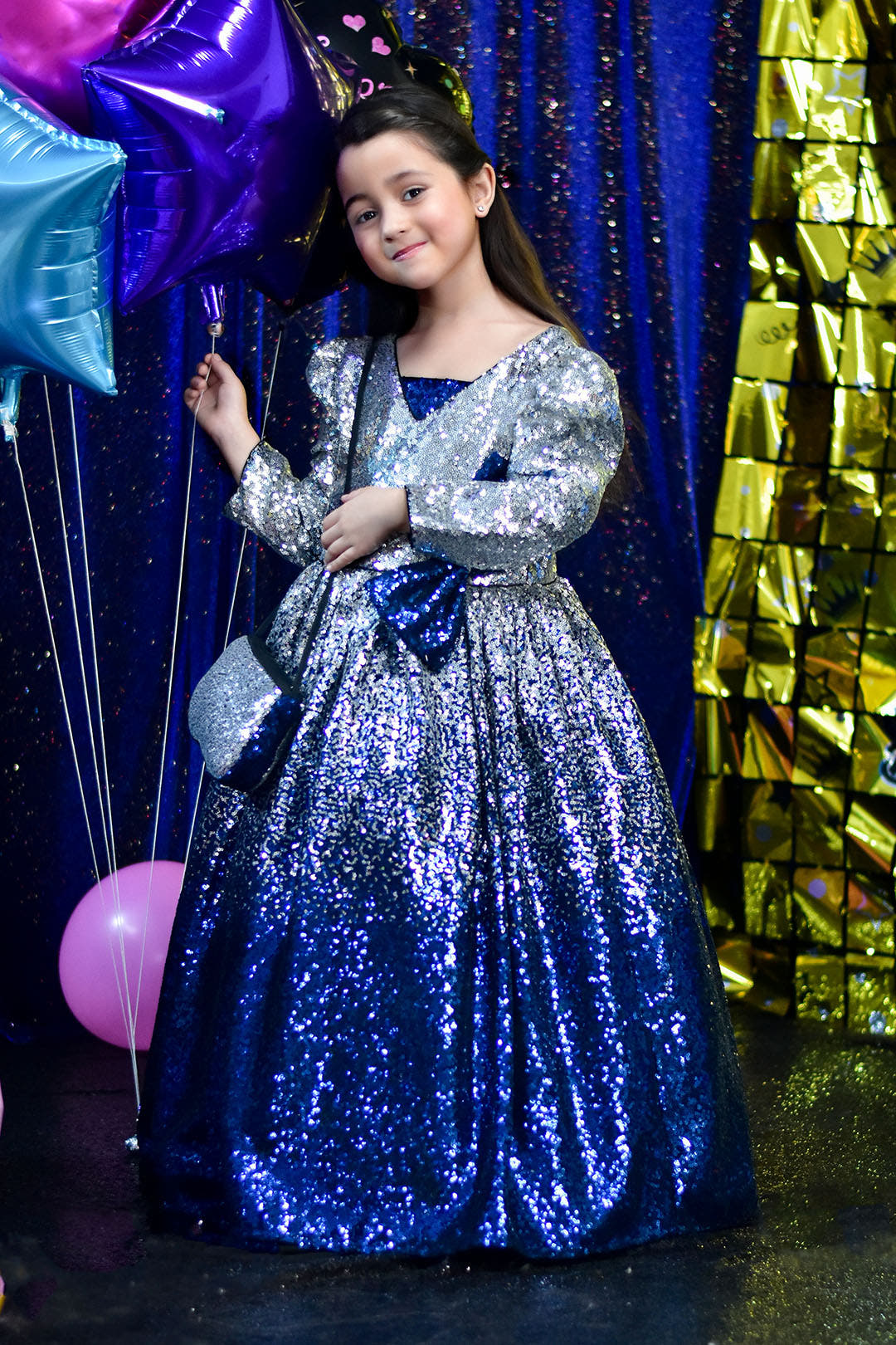 SANA'S maxi dress Pakistan party wear