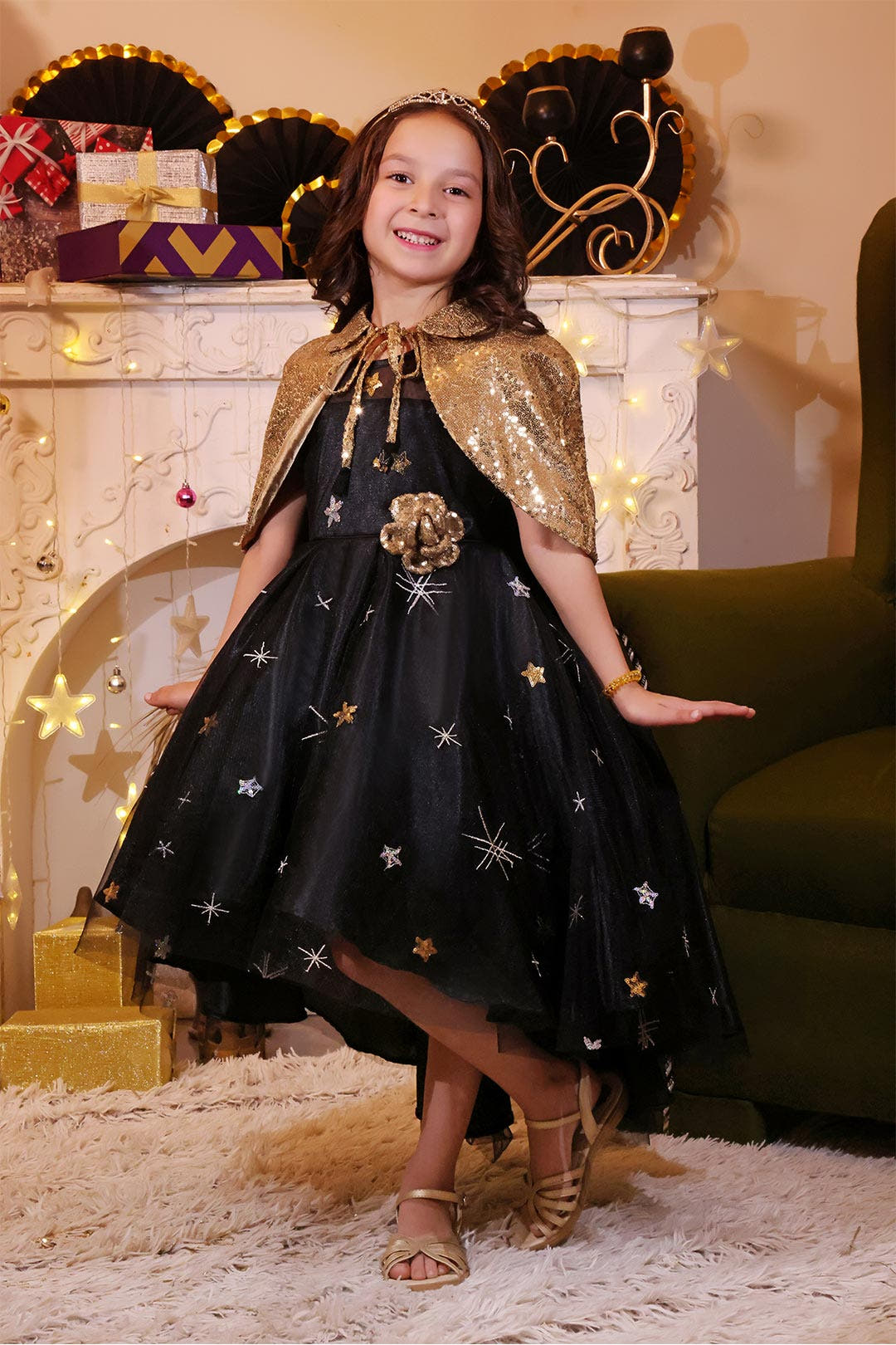 SANA'S net frock Pakistan Eid