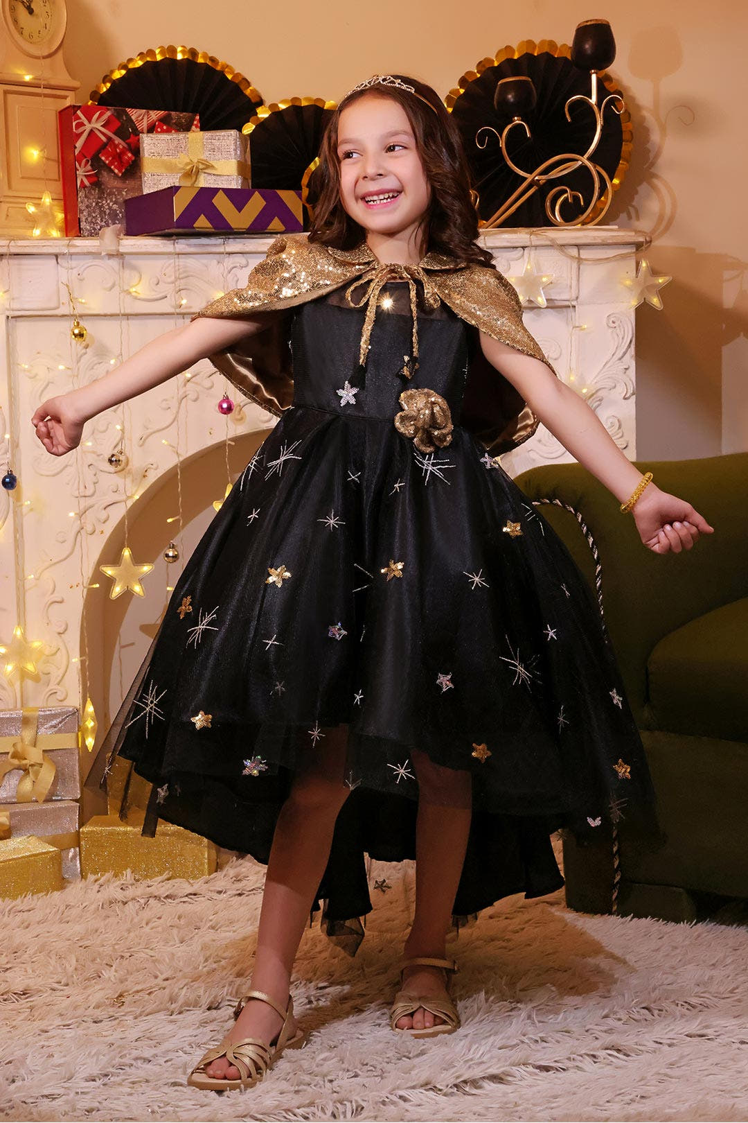 SANA'S net frock Pakistan Eid