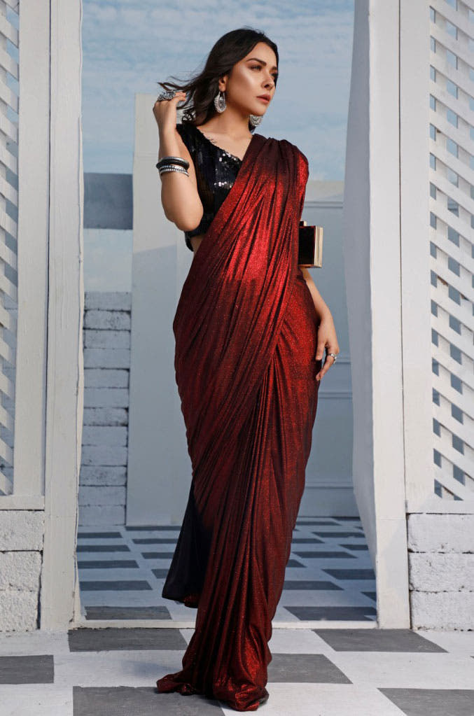 SANA'S moonlight saree Pakistan occasion wear